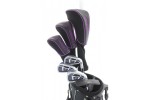 NEW AGXGOLF LADIES LAVENDER, RIGHT HAND GOLF SET w/BAG+DRIVER+HYBRID+IRONS+PW+PUTTER